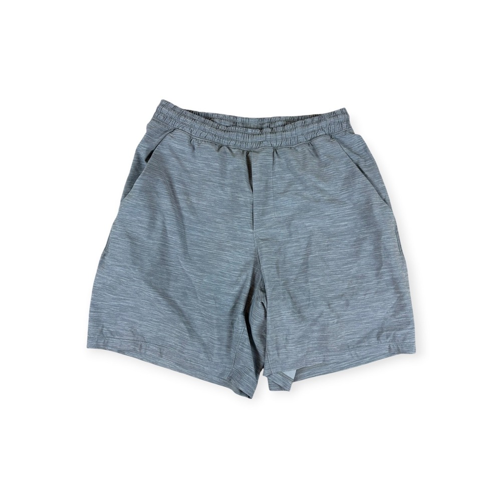 Lululemon Pace Breaker Shorts Mens Grey Space Dye Mesh Active Training Workout S